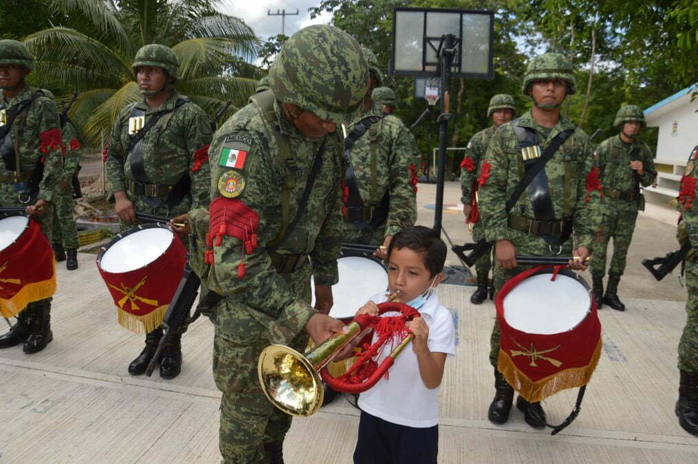 Proximidad social del ejército mexicano y niños de El Porvenir