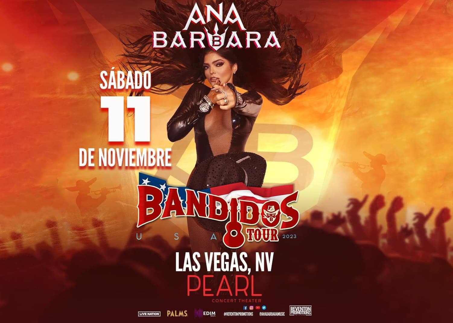 Ana Bárbara anuncia su gira "Bandidos Tour" por Estados Unidos y México