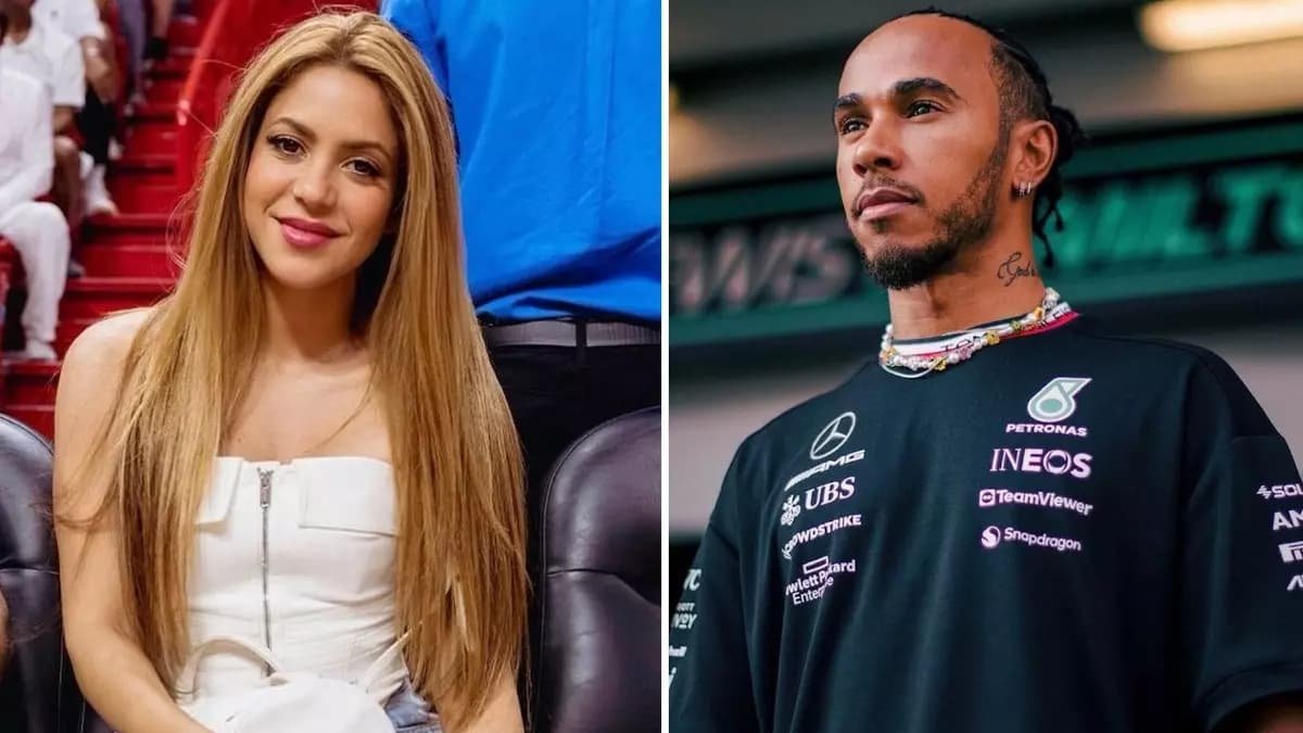 El Apasionado Encuentro Público De Shakira Y Lewis Hamilton : Cancuníssimo