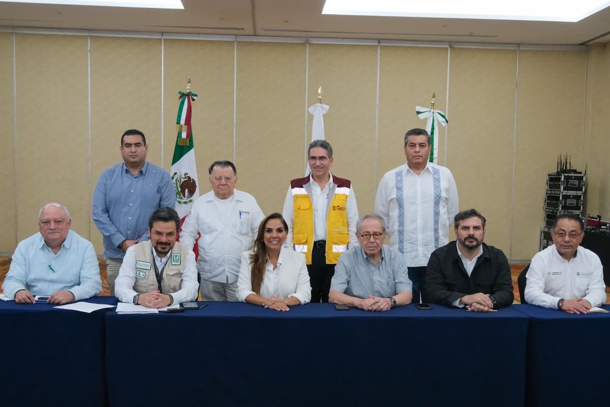 Mara Lezama Se Re Ne Con El Secretario De Salud Y Directores Del Imss E