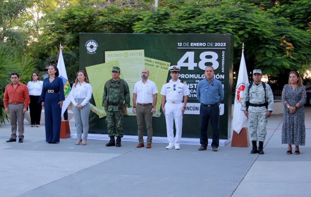 Conmemoran en Benito Juárez 48 Aniversario de la Promulgación de la Constitución Política de Quintana Roo