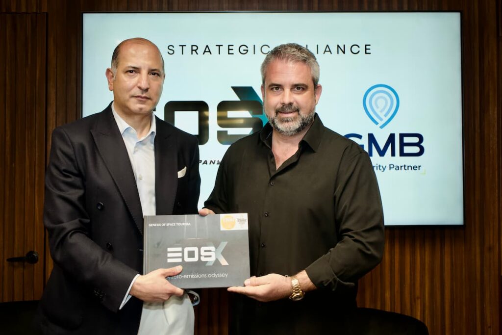 EOS X SPACE anuncia su alianza estratégica con el grupo GMB Investment para impulsar el desarrollo de su tercera base en el continente americano