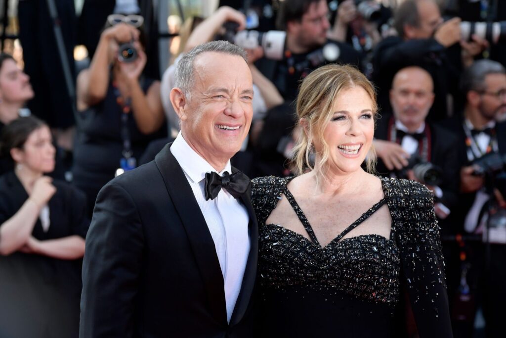 Tom Hanks y su esposa Rita Wilson en Cannes