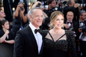 Tom Hanks y su esposa Rita Wilson en Cannes