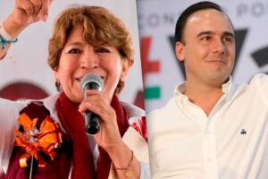 Delfina Gómez y Manolo Jiménez