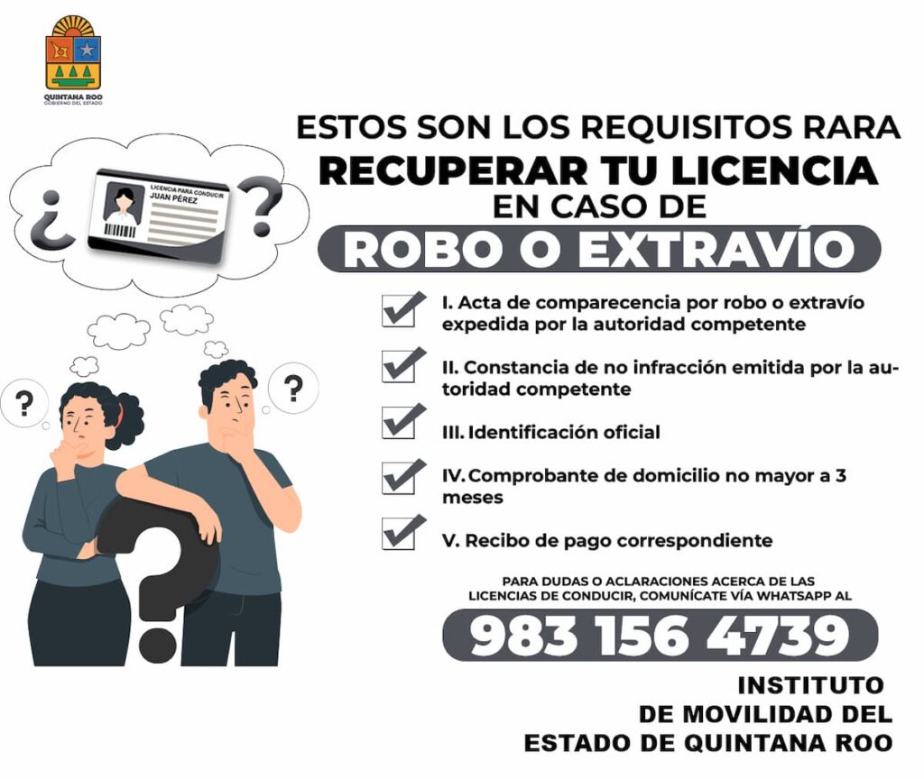 Conoce cuáles son los requisitos para recuperar tu licencia en caso de robo o extravío
