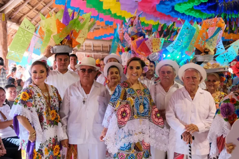 Mara Lezama en la fiesta de El Cedral