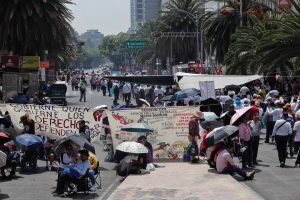 Maestros en paro sobre Reforma