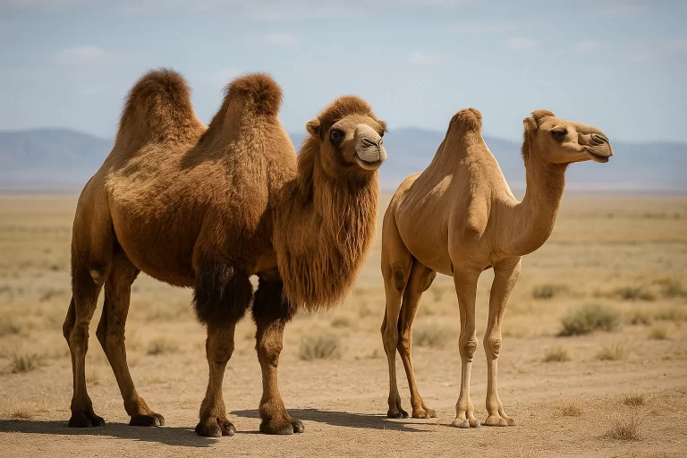 Los camellos: especies, extinciones y diferencias con el dromedario