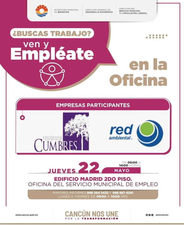 Acerca Gobierno De BJ Vacantes A Buscadores De Empleo