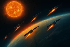 El Sol acelera la caída de los satélites Starlink: una amenaza inesperada para la megaconstelación de Musk